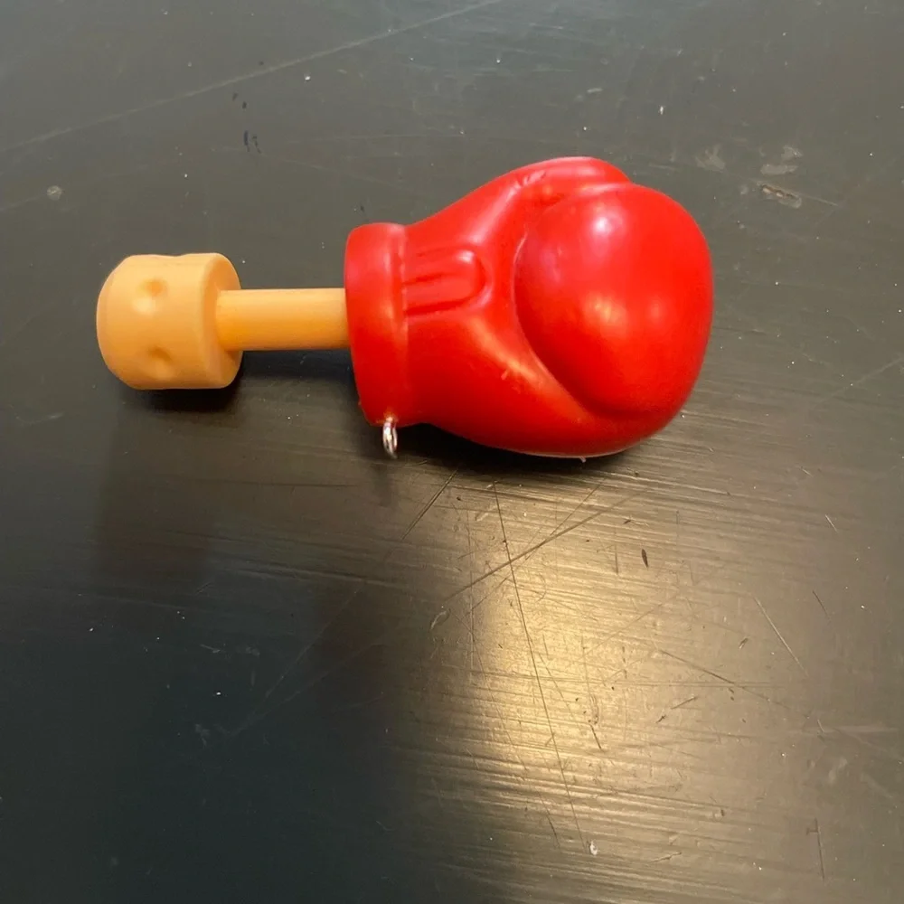 Red Boxing Glove Keychain bag tag
